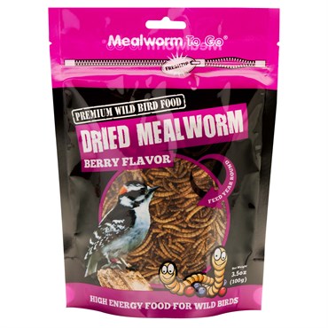 Dried Meal Worm Berry Flavor