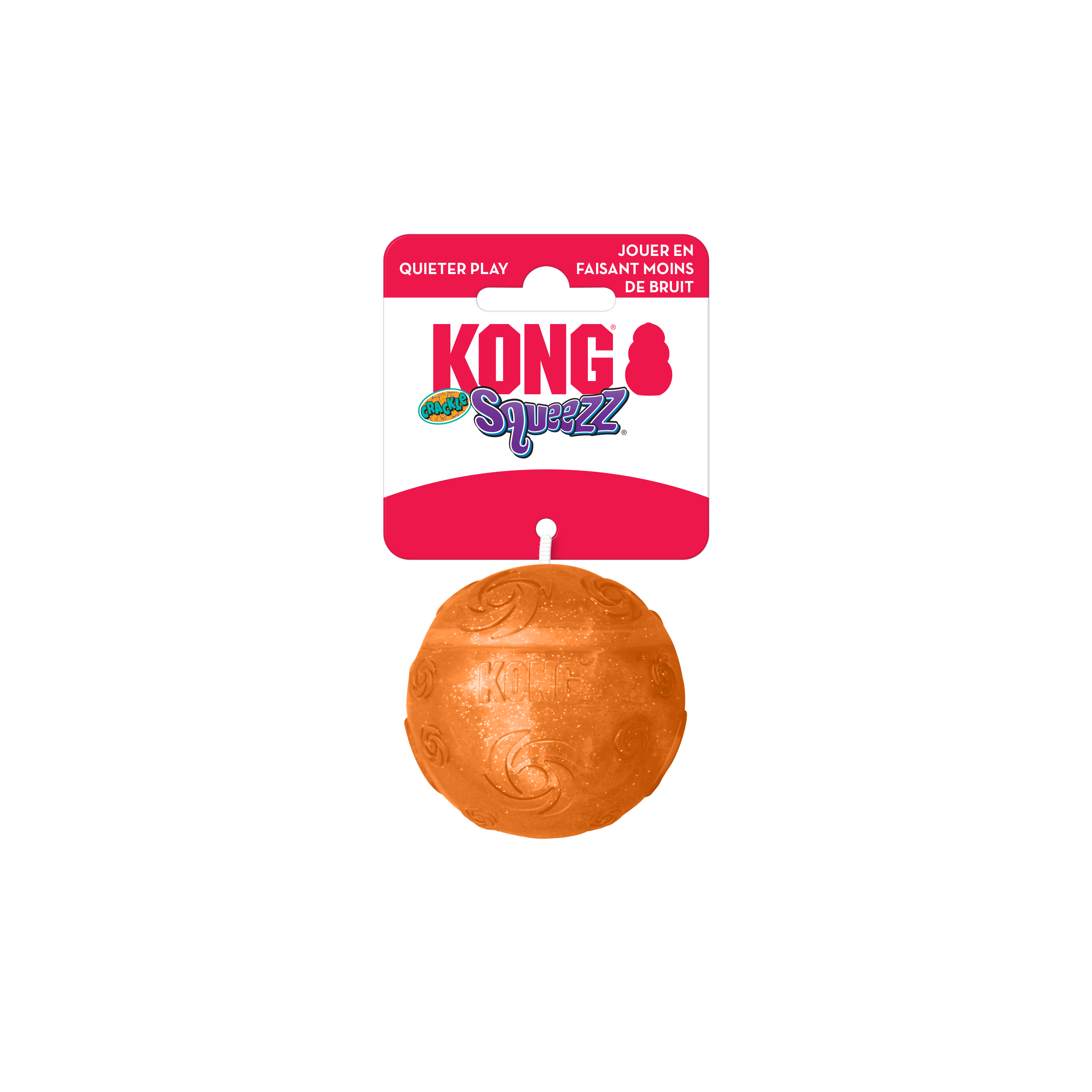 Kong Squeeze crackle toy